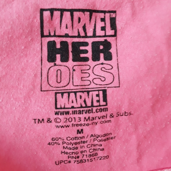 Avengers Logo Striped Sleeve T-Shirt - Picture 2 of 5